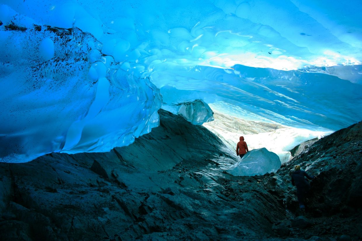 Mendenhall ice caves