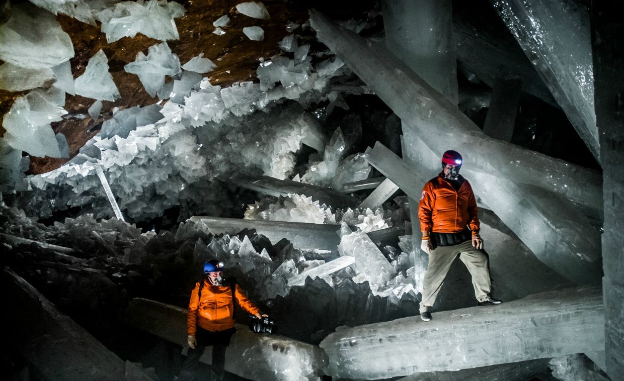 Cave of Crystals in Naica Mine