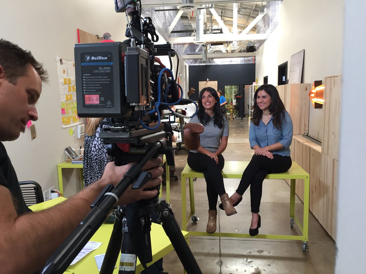 Shabnam Mogharabi and Golriz Lucina