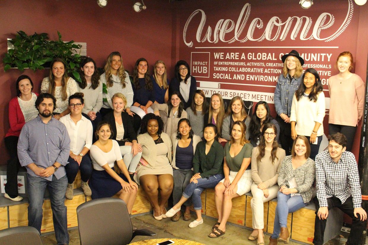 The UniversalGiving Team takes a break from doing good