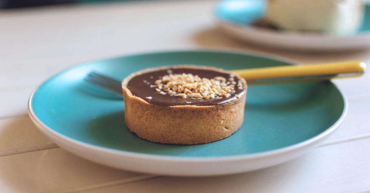 Choc caramel tarts - an easy vegan recipe