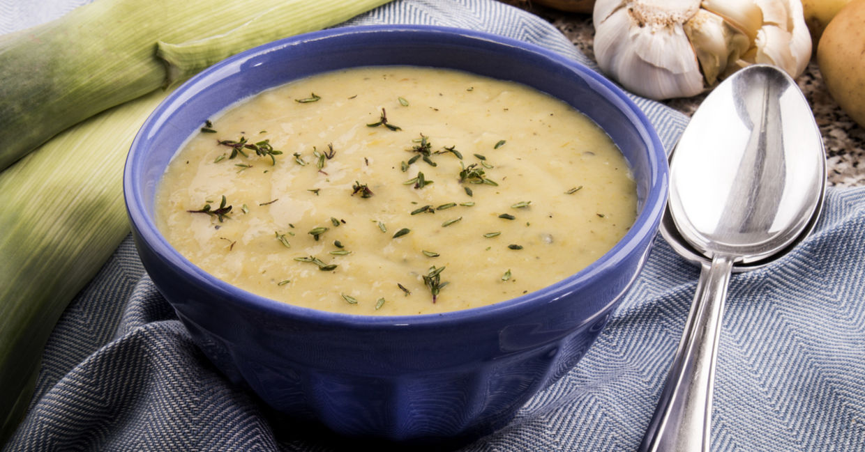 Potato leek soup