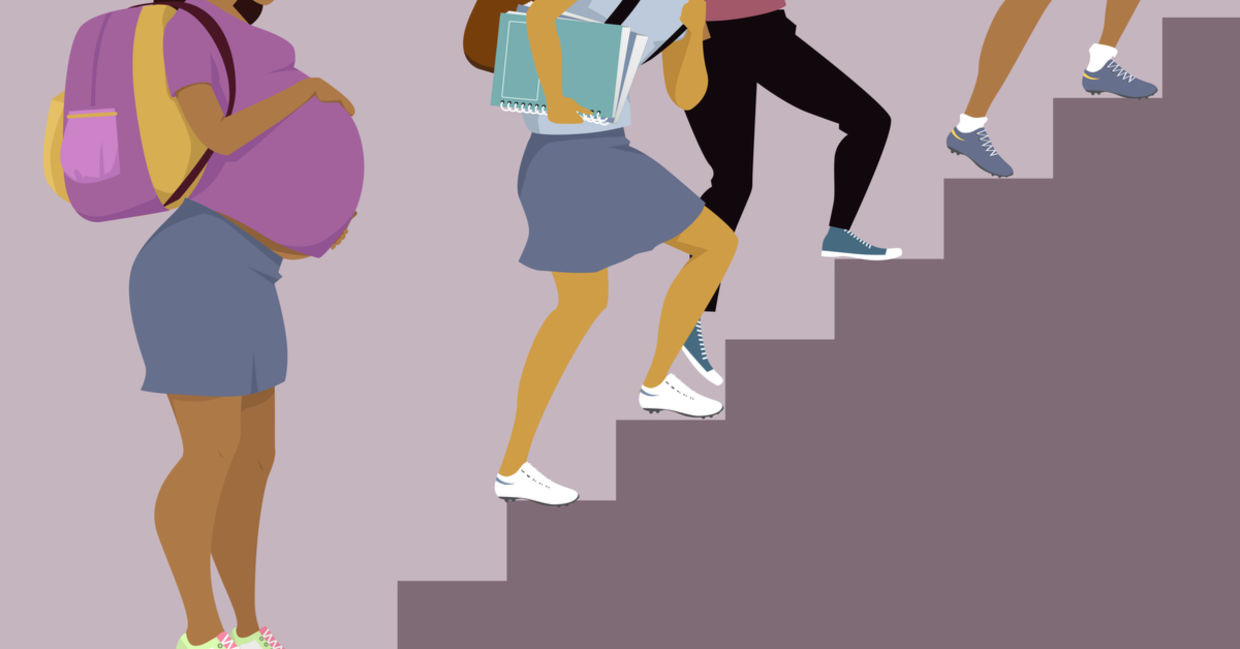 Straight talking staff and their children