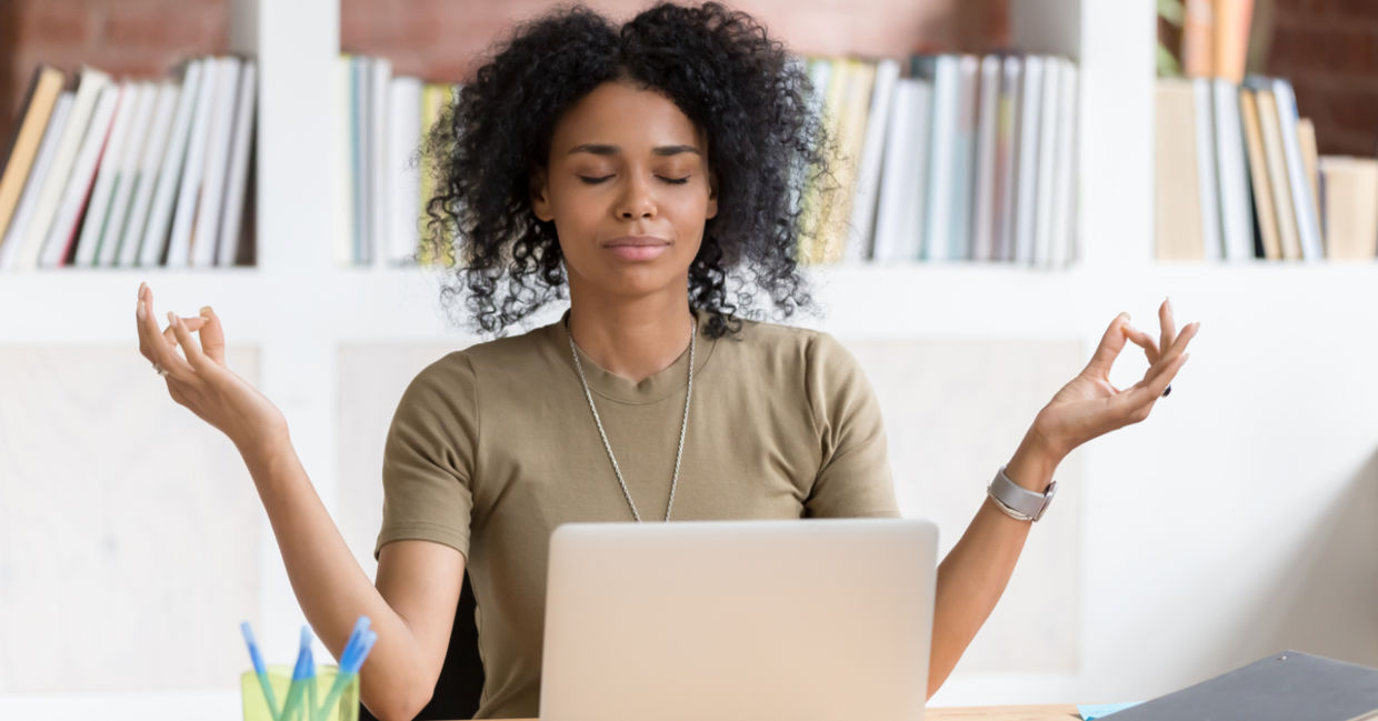 Alternative nostril breathing is perfect for yoga beginners