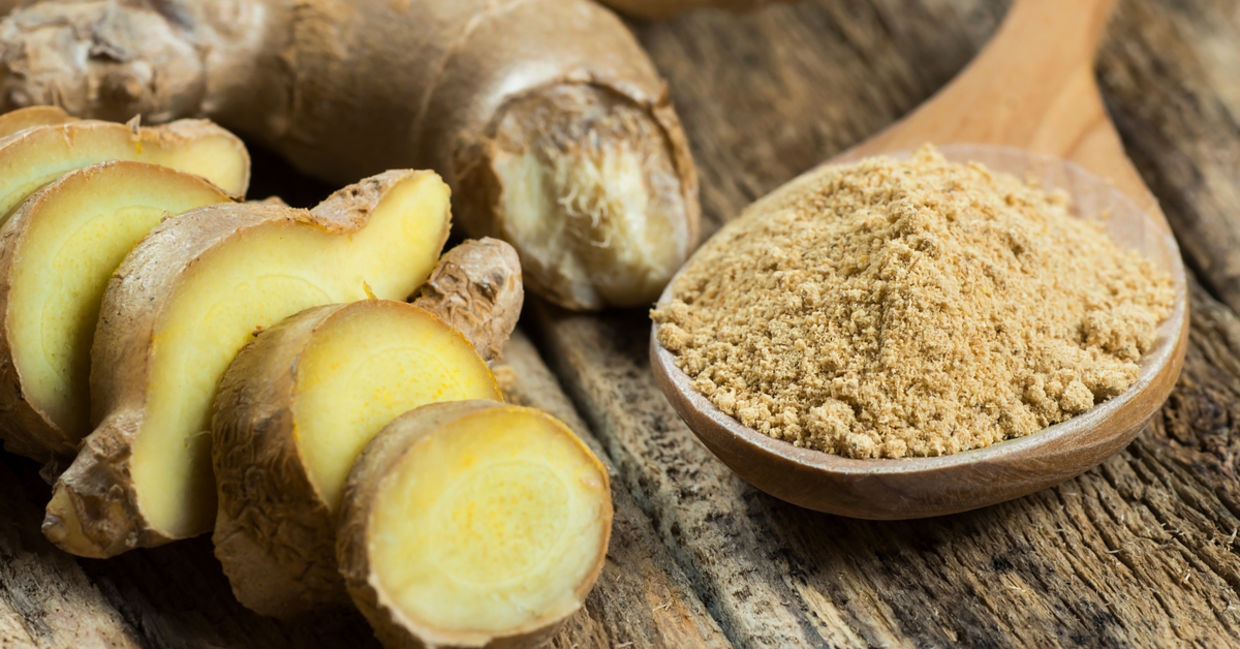 Use ginger fresh or powdered