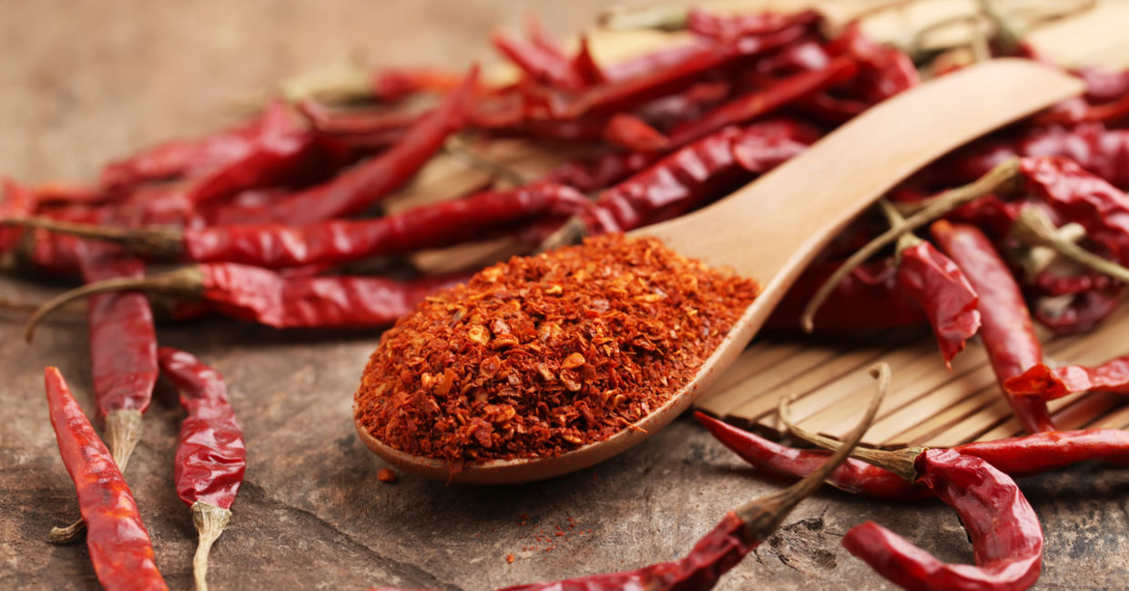 Cayenne pepper has anti-inflammatory properties.