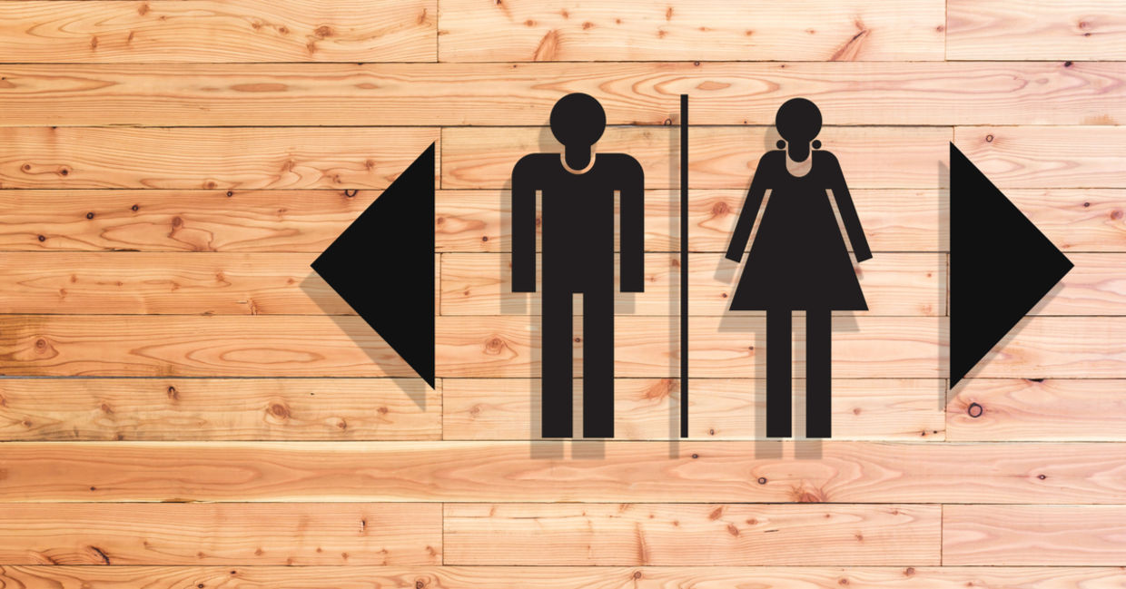 Bathroom signs