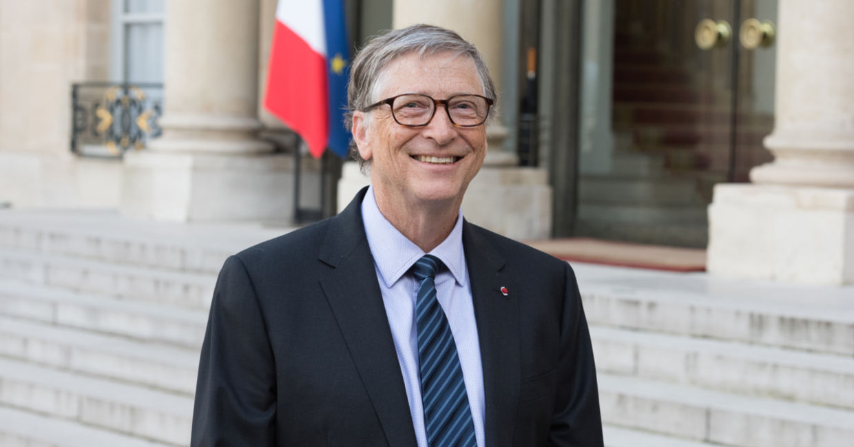 Bill Gates drinking water made from human waste