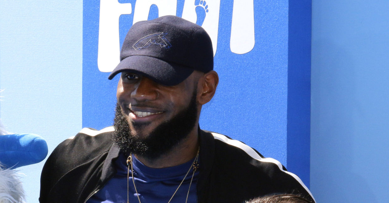 NBA star Lebron James supports gender equality #LeanInTogether