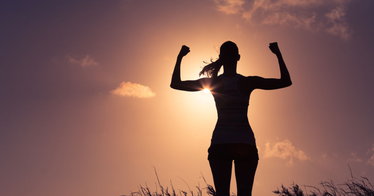 Strong confident woman