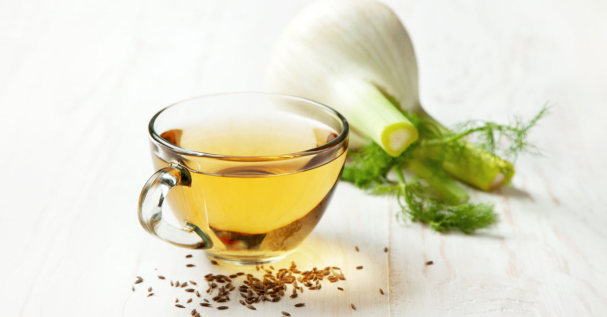 Fennel seeds make a gut healthy medicinal tea.