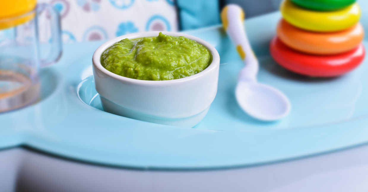 Fresh, homemade baby food