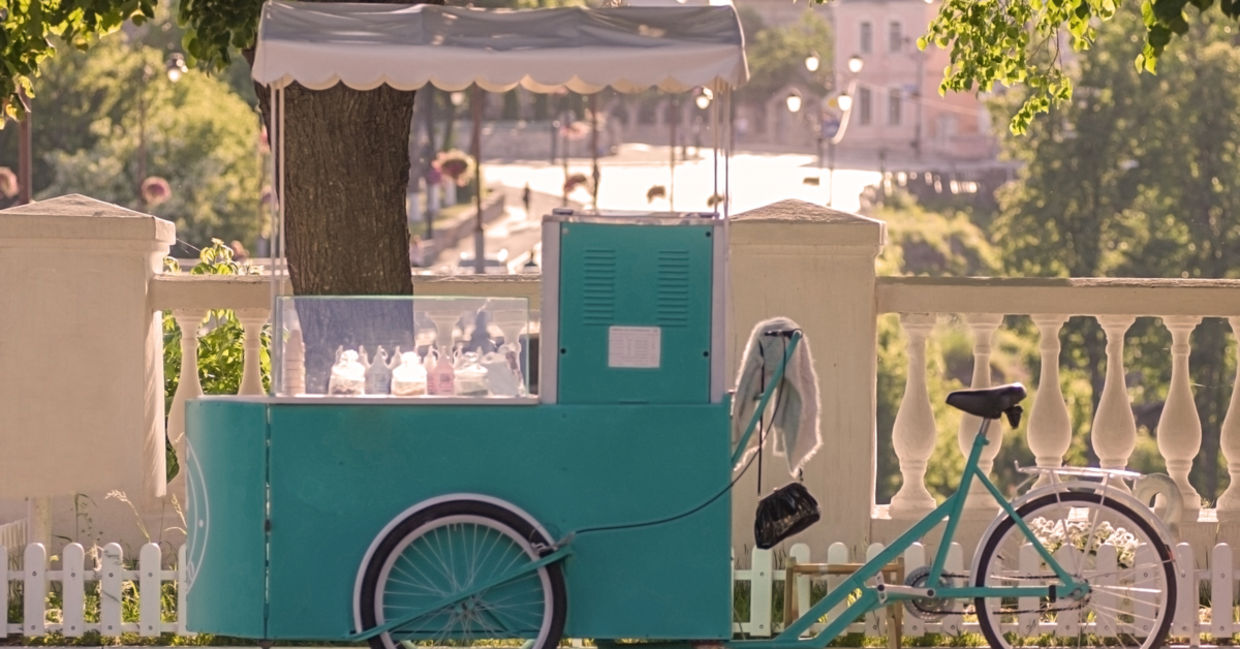 Food bike.