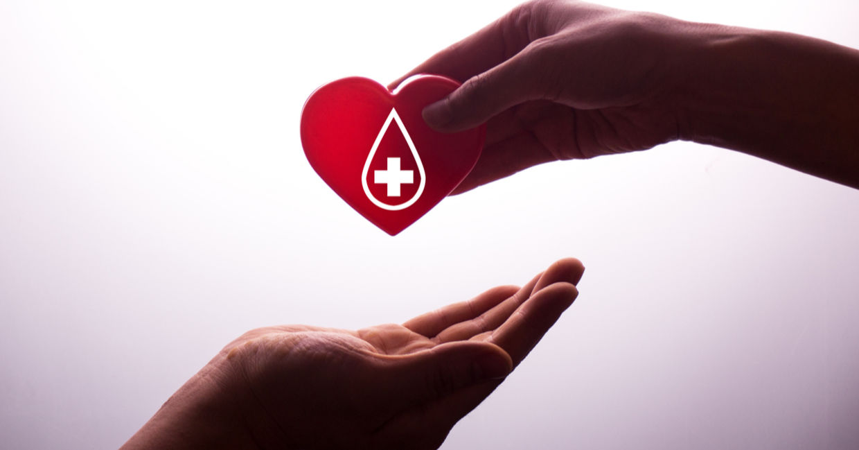 Blood donations save lives.