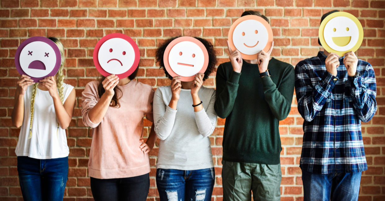 A range of emotions.