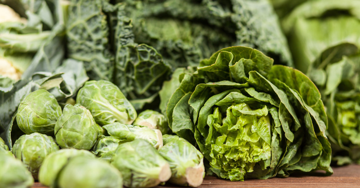 Green vegetables are a must on your shopping list.