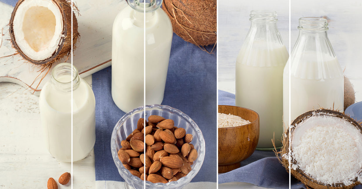 Vegan milk substitutes are a must.
