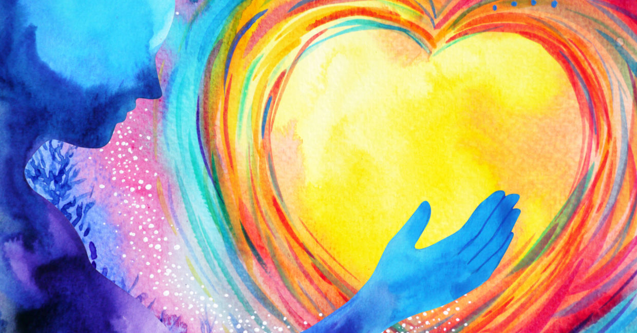 Illustration of the power and energy of love.