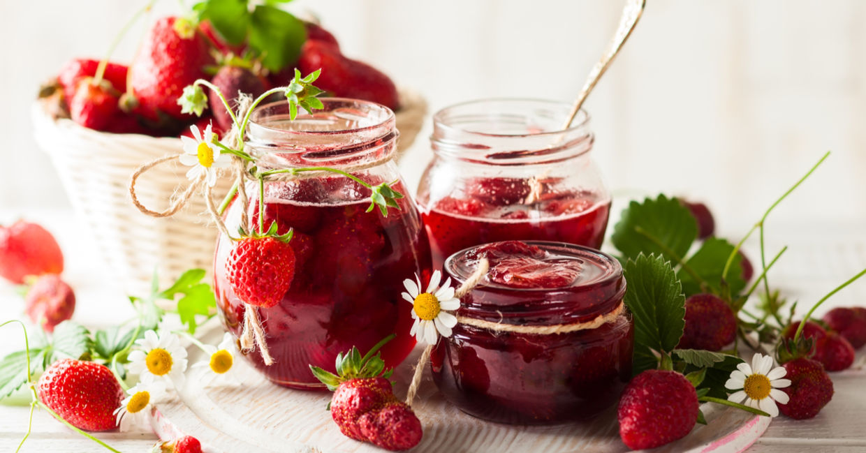 Strawberry preserves are good for you.