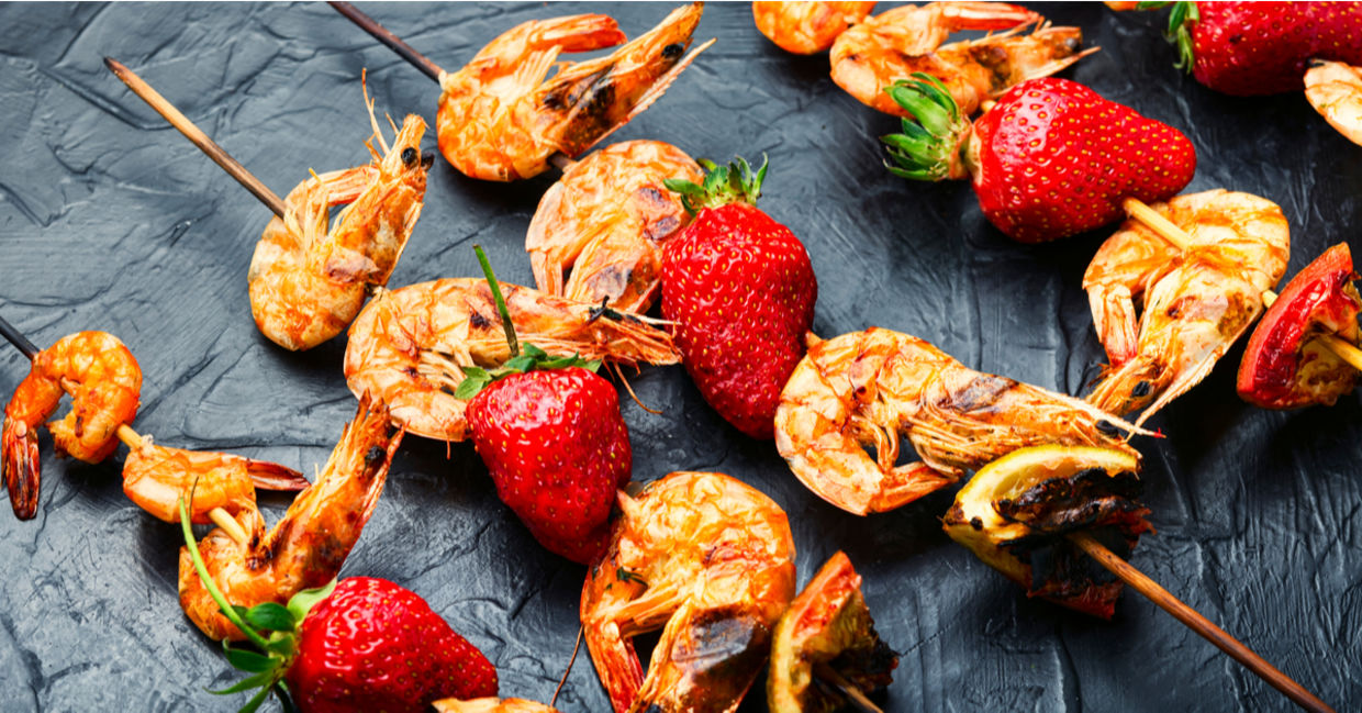 Strawberries are a super healthy food.