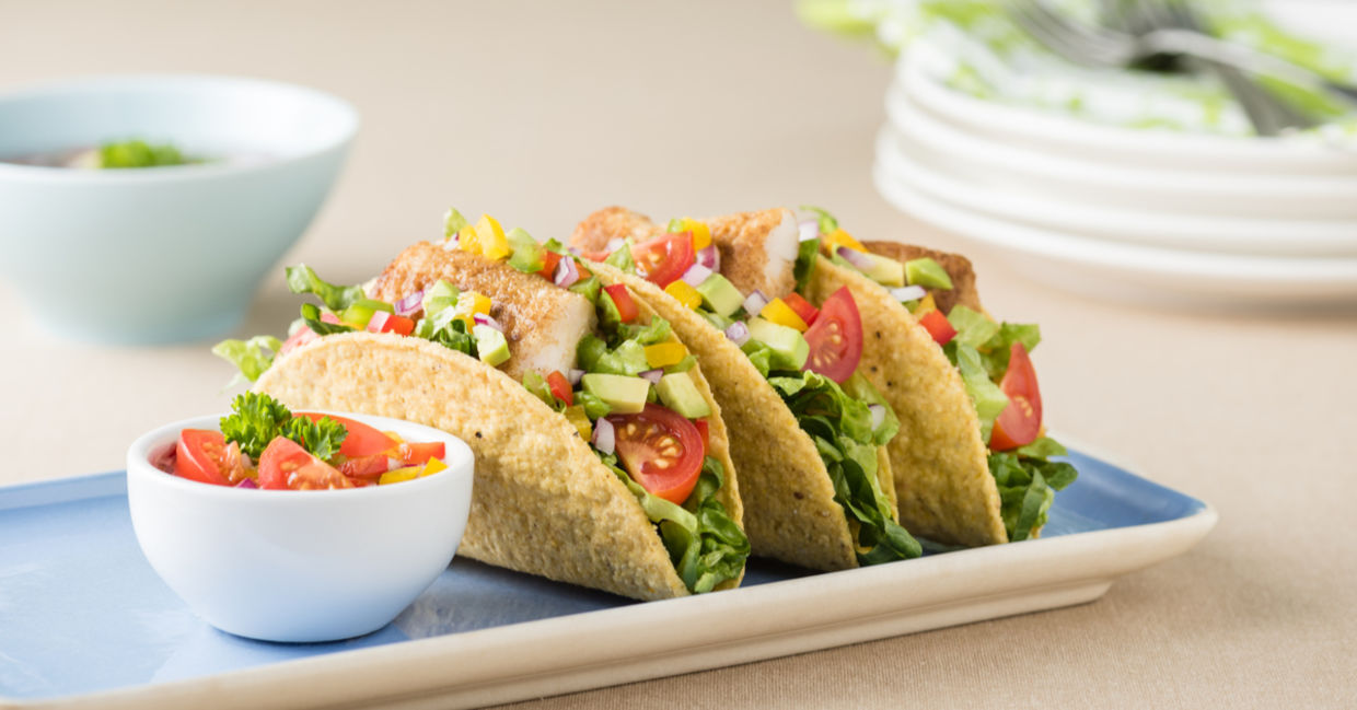 Grill fish for fish tacos.