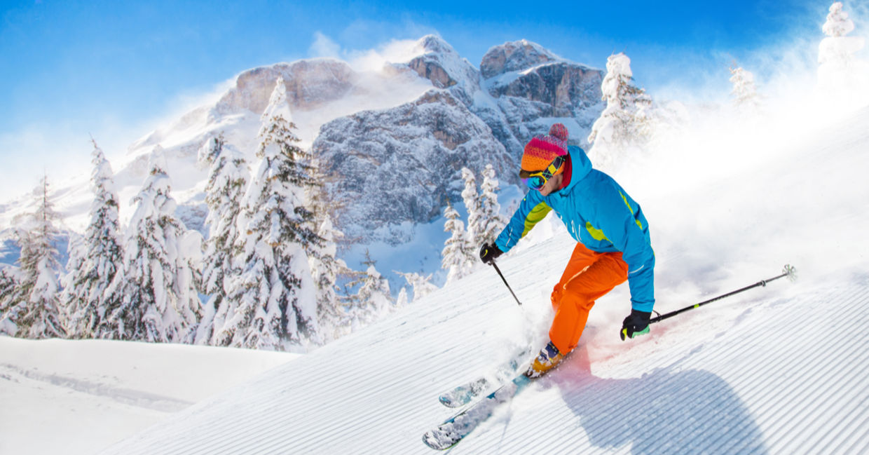 Skiing for the environment.