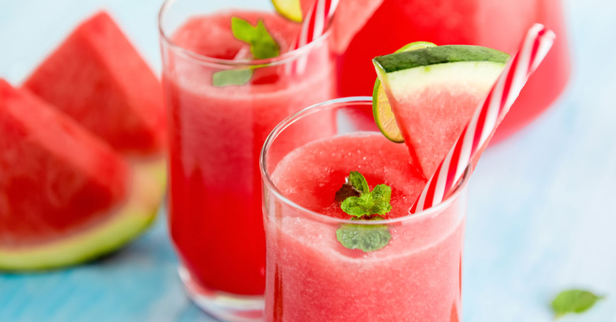 Fruit juices are more hydrating than water.