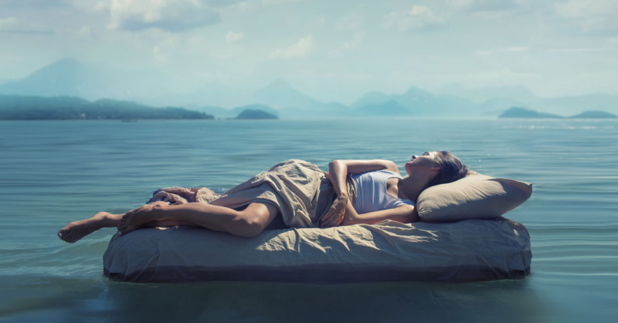 Sleeping soundly in the heat