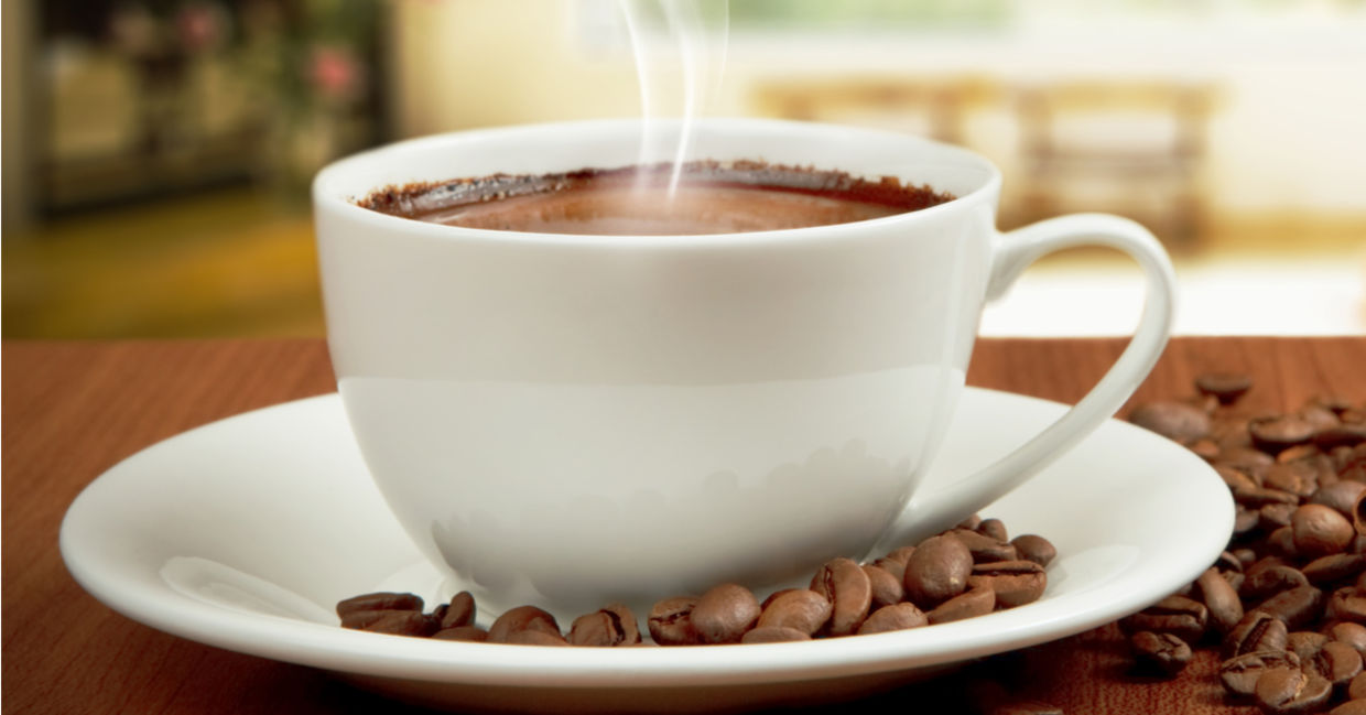 Drinking coffee later in the morning is more beneficial.