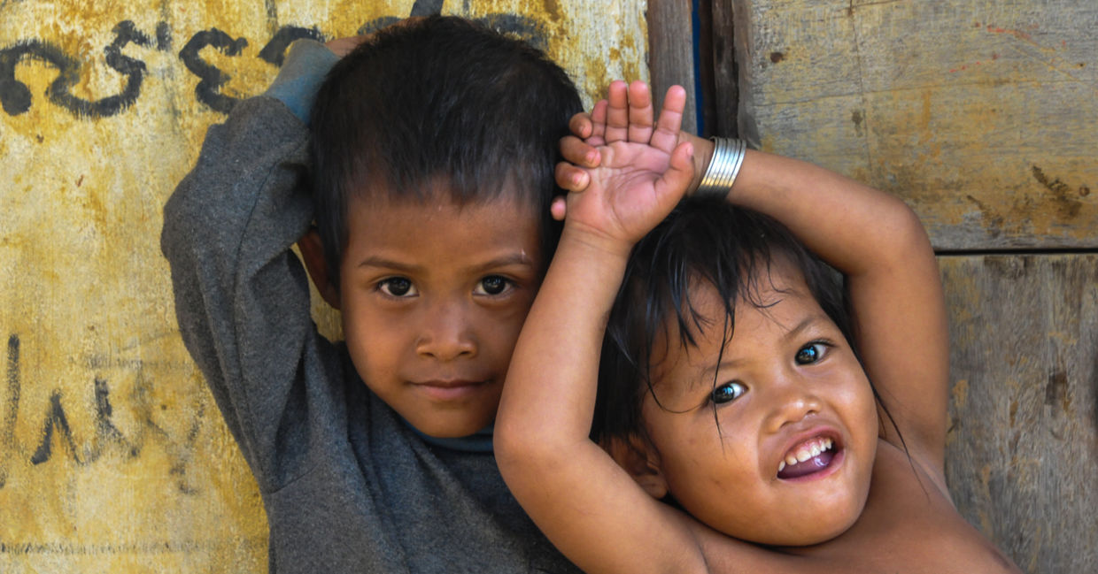 Cambodian children.