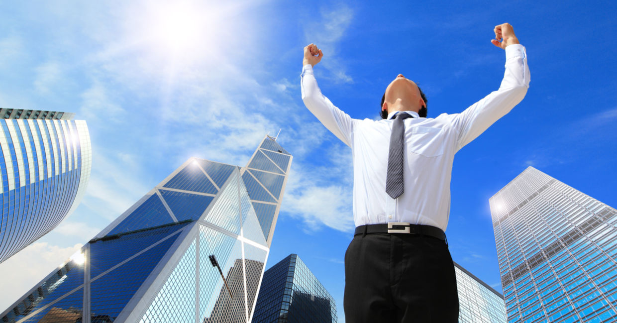 Successful businessman.