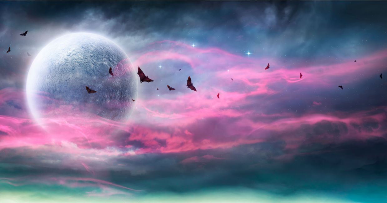 A full moon is a rare occurrence on Halloween.