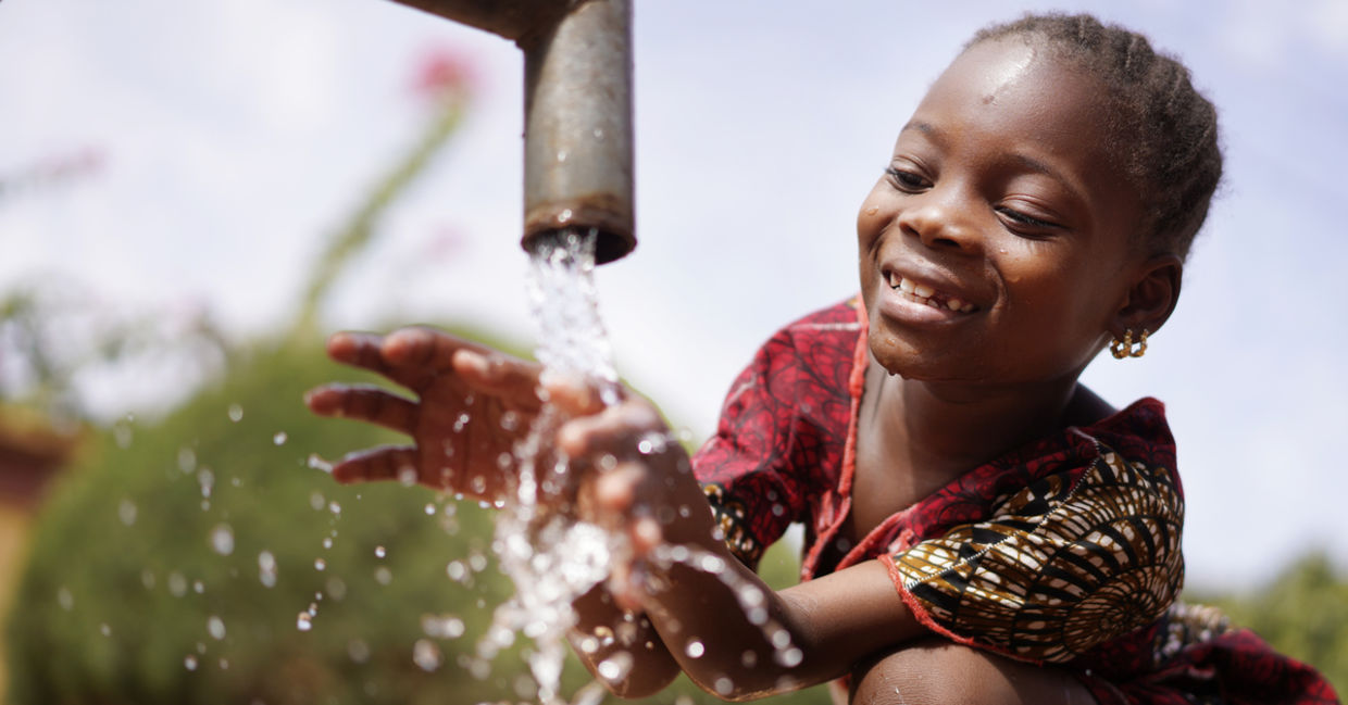 Clean drinking water.