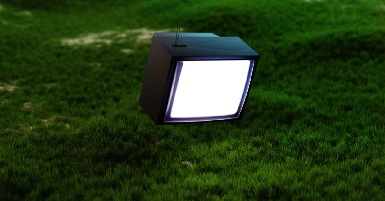 green TV.