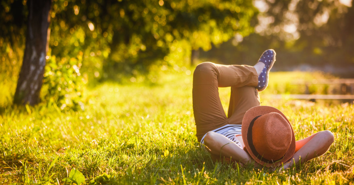 Enjoy your surroundings when you live in the present.