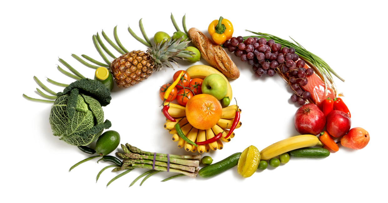 Eat a diet rich in foods that are good for eye health.