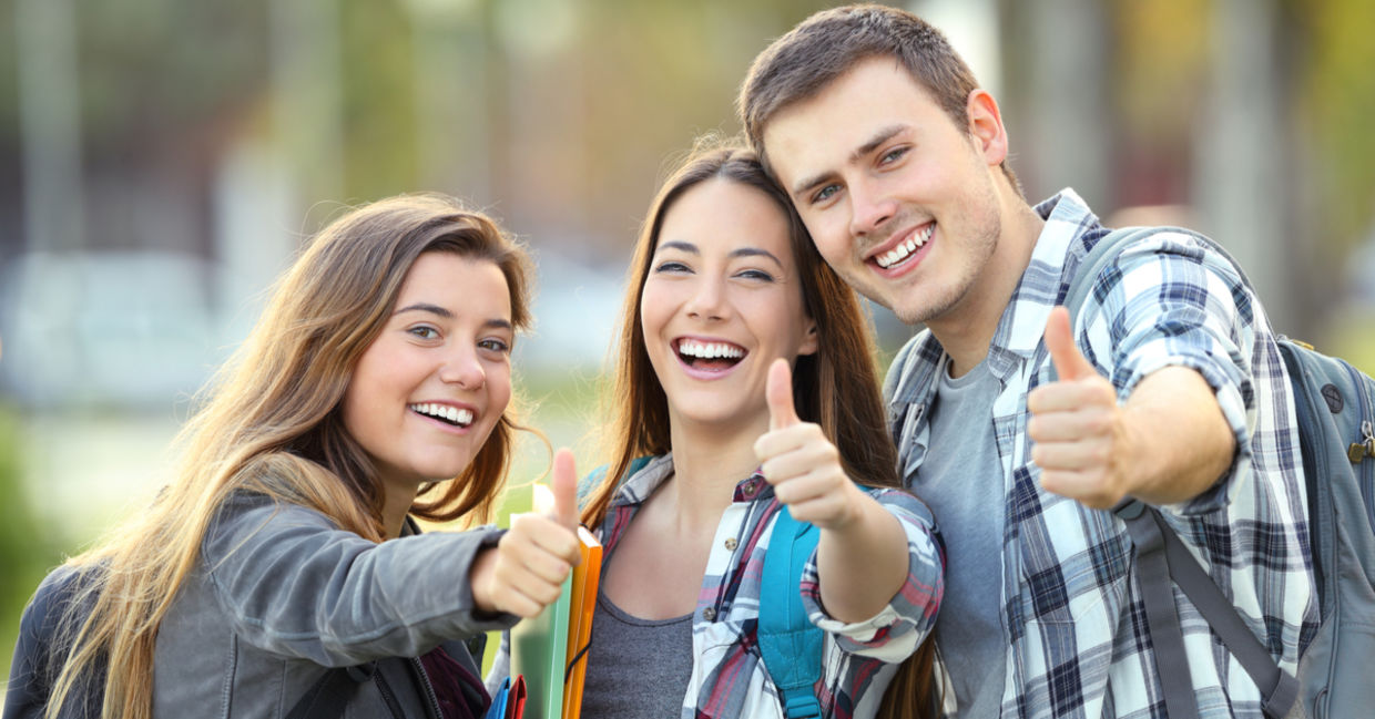 This study of university students brought smiles to them and people around them.