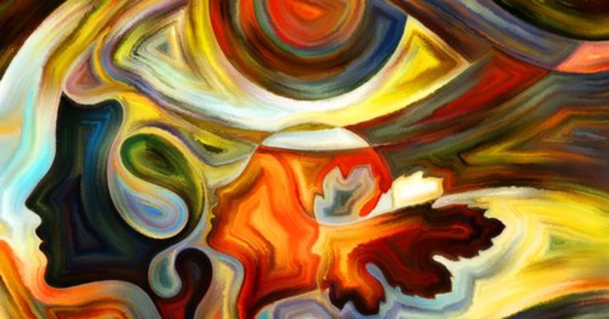 Illustration showing special intuitive powers of empaths.