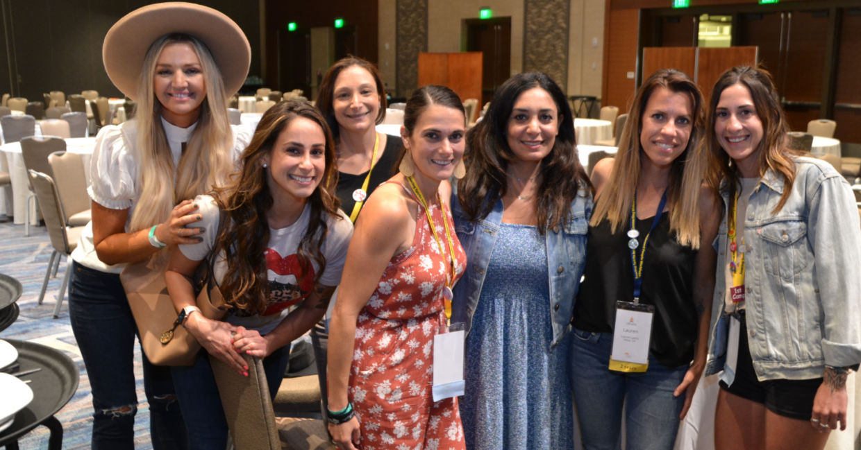 Widowed participants at a Soaring Spirits event