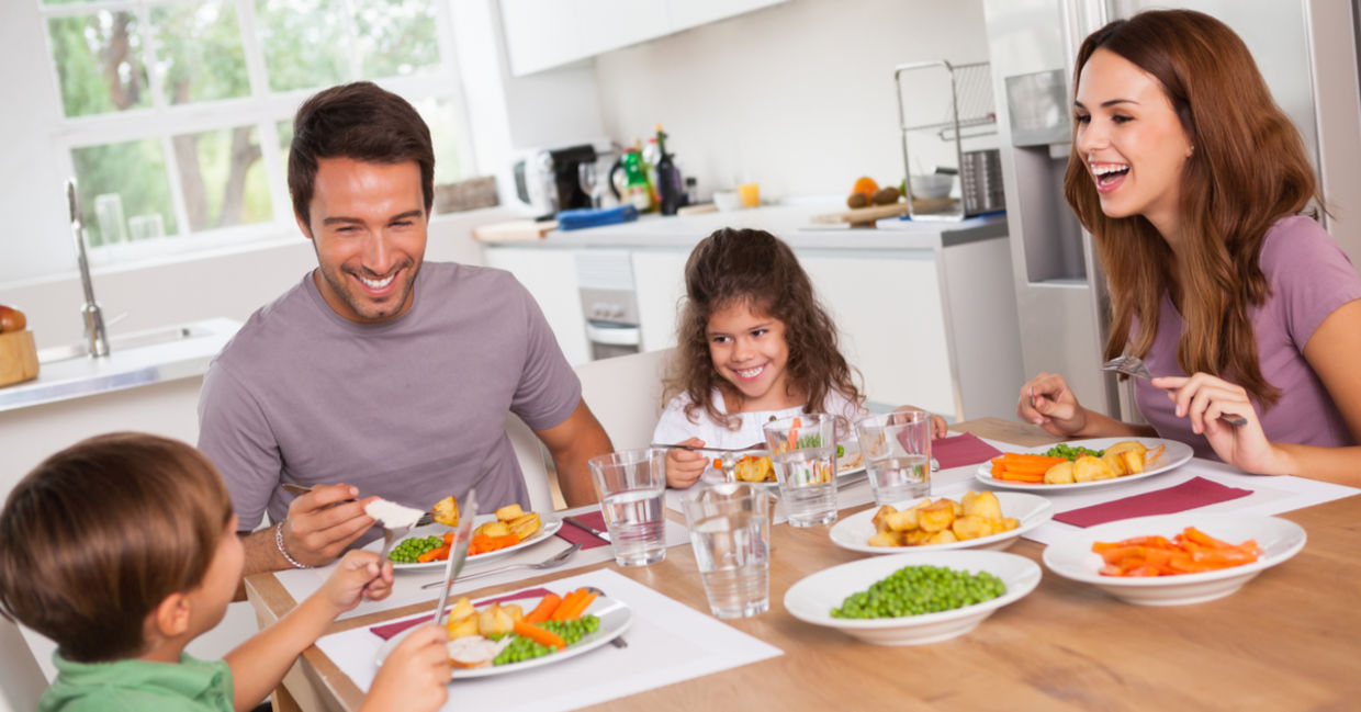 Have dinner as a family.