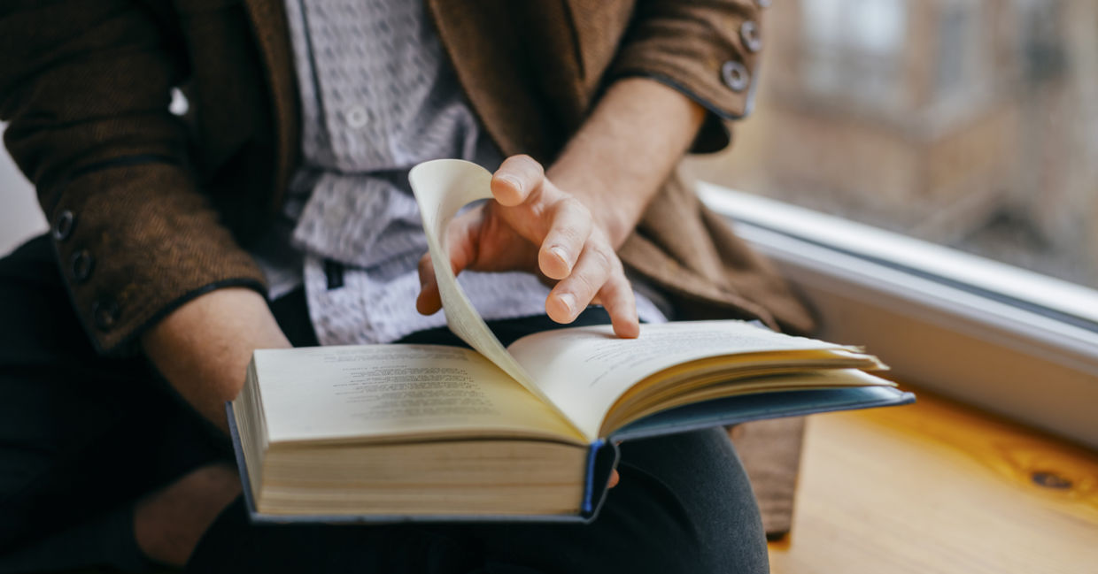 Detox by reading a book.