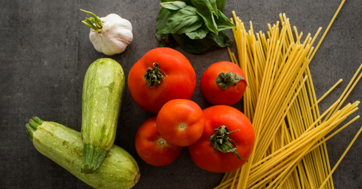 Make a healthy pasta meal.