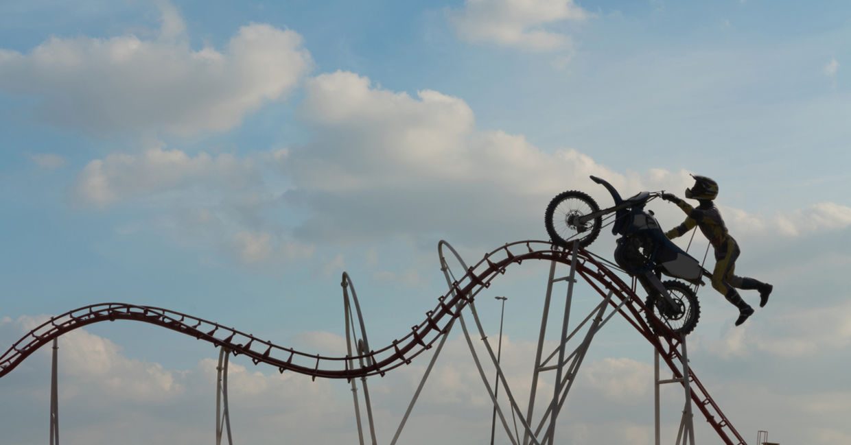 Don't try this stunt at home.