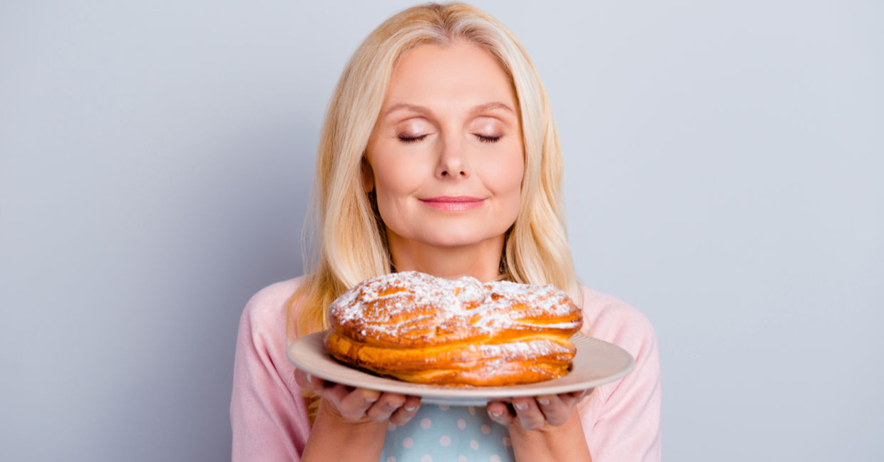 Close-up portrait of calm cook