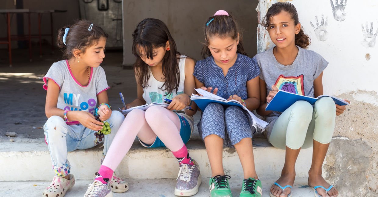 Volunteer to help refugees.