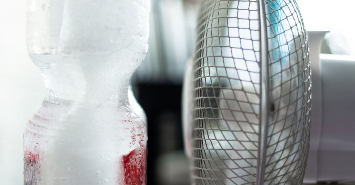 DIY air conditioner.