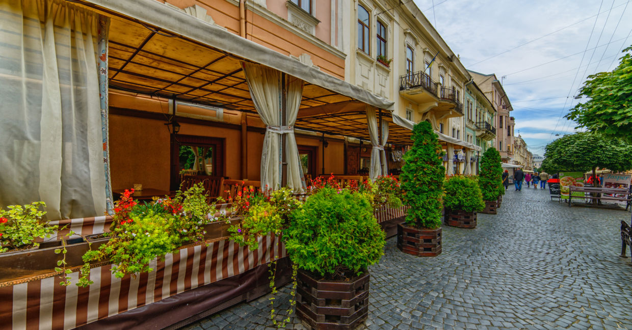 Street closed to parking.