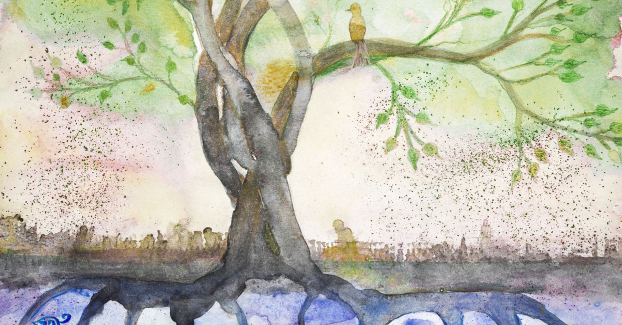 Feel the life energy of the root chakra.