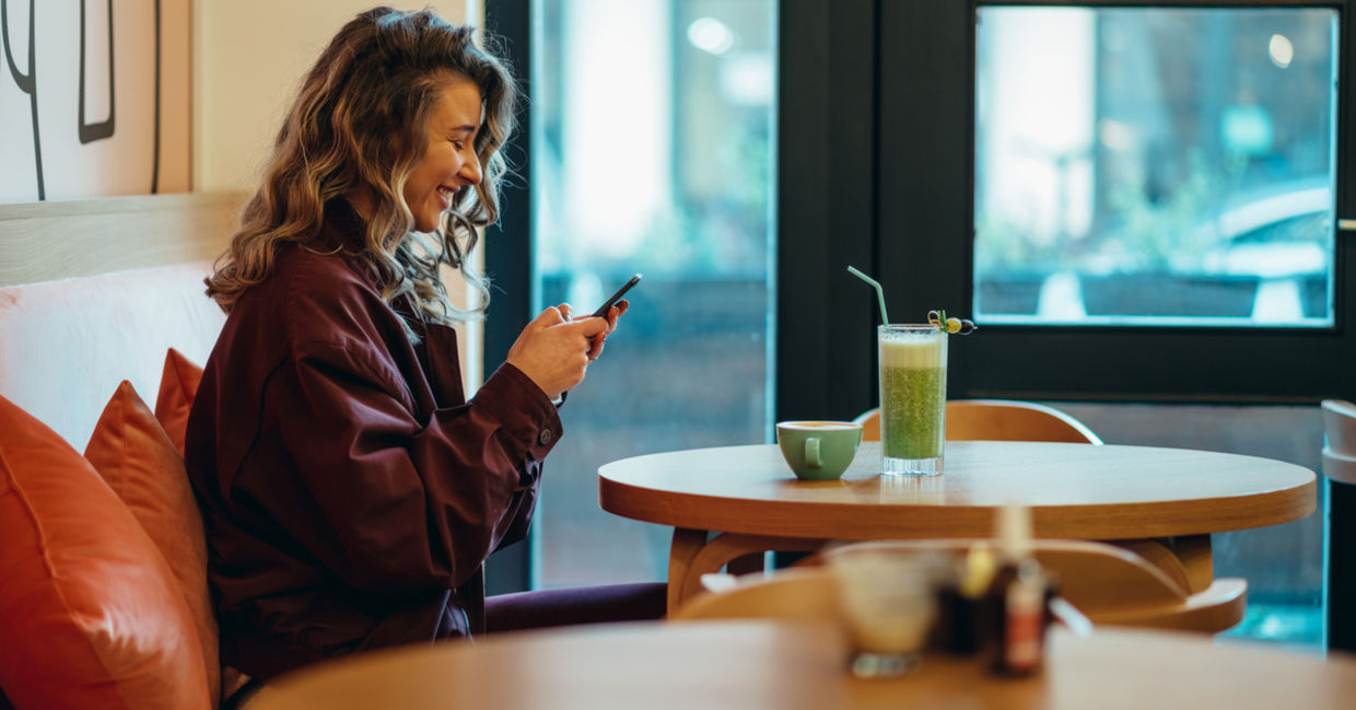 Drink match instead of coffee.