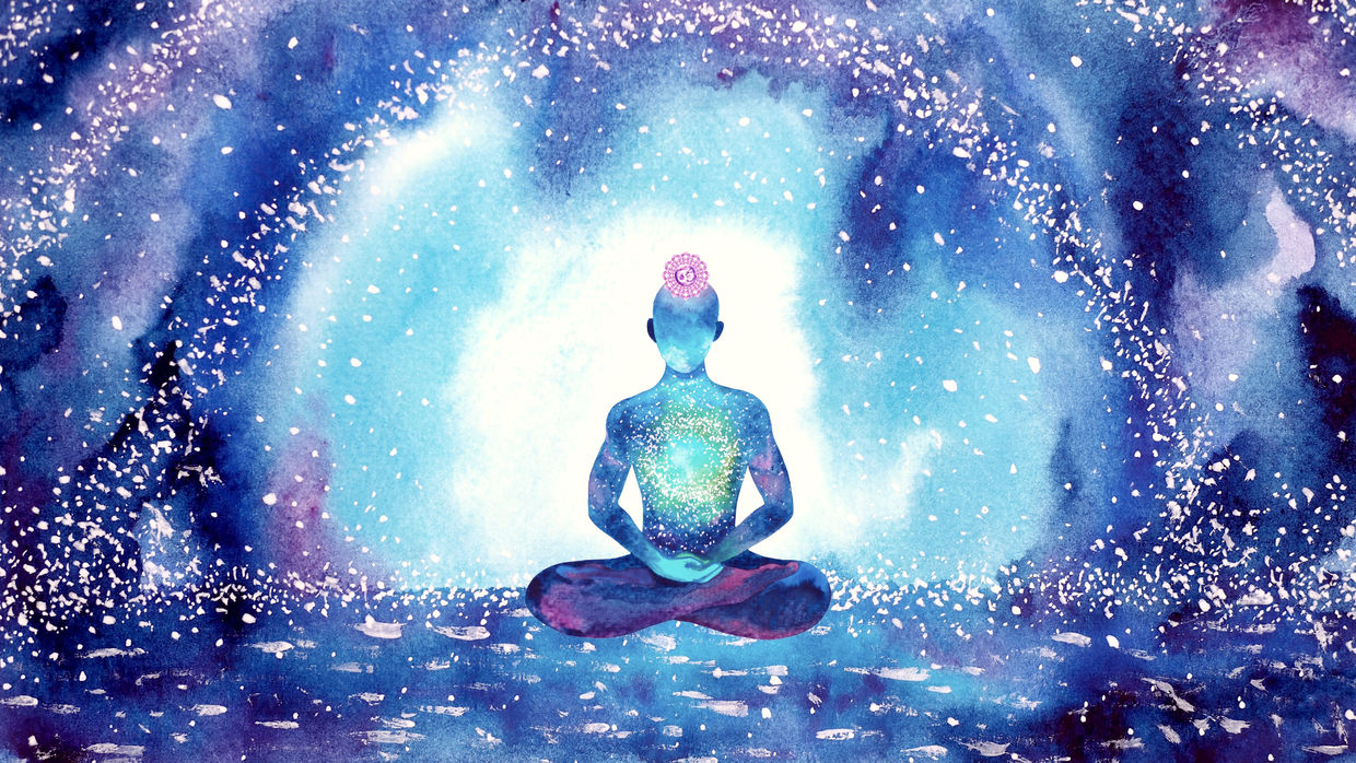 Connect to the crown chakra.